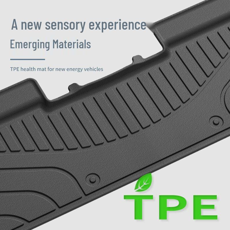 Ideal I6 Car Floor Mats & Trunk Mat - TPE Black, Fits 25 Models