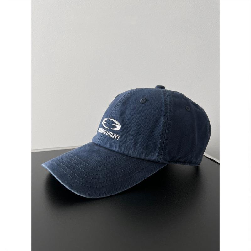 

High quality baseball cap women s wide brim big face showing face small peaked cap versatile soft top big head circumference hat tide Adjustable тёмно-синий