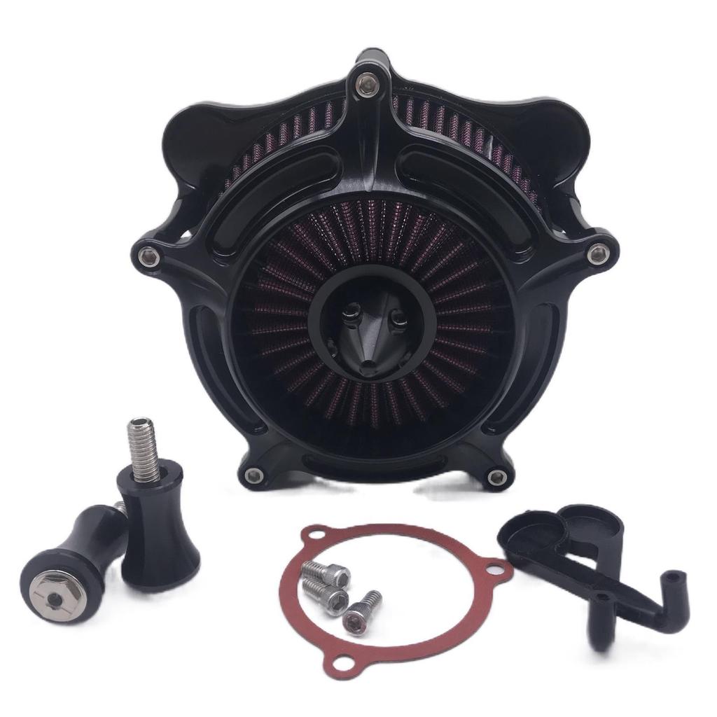 Black Exposed Filter for 2008-2019 Harley FLHR Road King