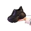 2024 New Chunky Turnschuhe Frauen Frühling Herbst Dicken Boden Casual Schuhe Frau Mode PU Leder Plattform Zapatillas De Deporte