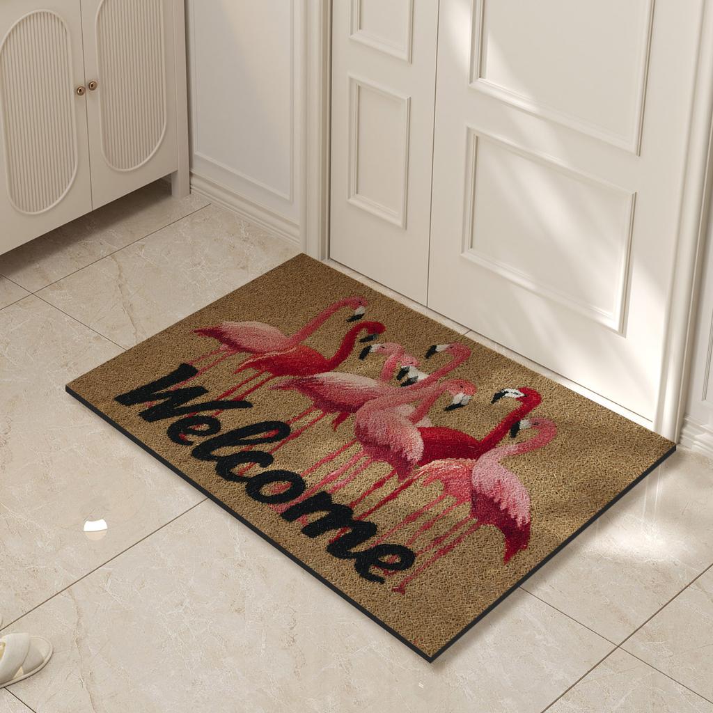 Welcome Door Mat Entrance Doormat Outdoor Floor Foot Mats Front Doormat Room Rugs Hallway Bath Rug Washable