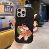 Phone Case: 2D Flat Design Suitable for iPhone 18 17 16 15 14 13 Pro Protective Case, Couple Style, Cartoon Girl, Christmas and Halloween Gifts