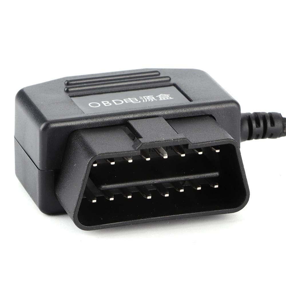5V 2A Ausgang OBD2 Ladekabel 16-Pin Stecker OBD2 zu USB Adapter Auto-Ladegerät