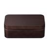Masakazu Lunch Wood Grain Dark L 79774 Rice-Resistant Box, Rectangular, Brown, (CC)