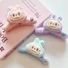 Cartoon Cotton Doll Hair Clips, Cute Hair Accessories, Children's Ponytail Hair Bands, Hair Clips