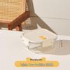 ZISIZ Square Glass Food Storage Container