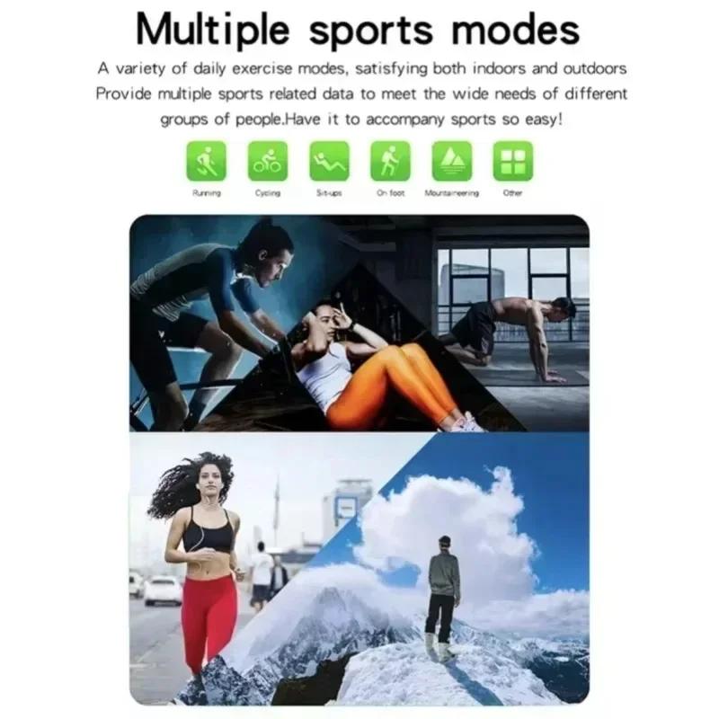 Nou ceas inteligent GPS pentru bărbați pentru Apple Watch 9 Series Always On Display Temperatura corpului Apel BT NFC Ceas inteligent pentru femei pentru IOS Android