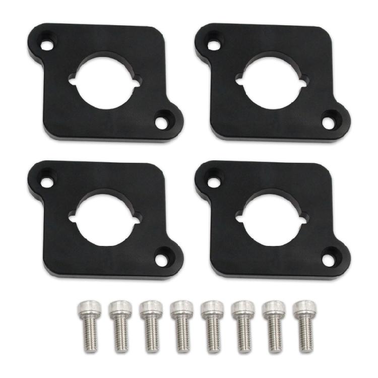 Aluminum Coilpack Plates with Bolts Universal Automotive Accessories Coilpack Adapter Plates Spacer Billet