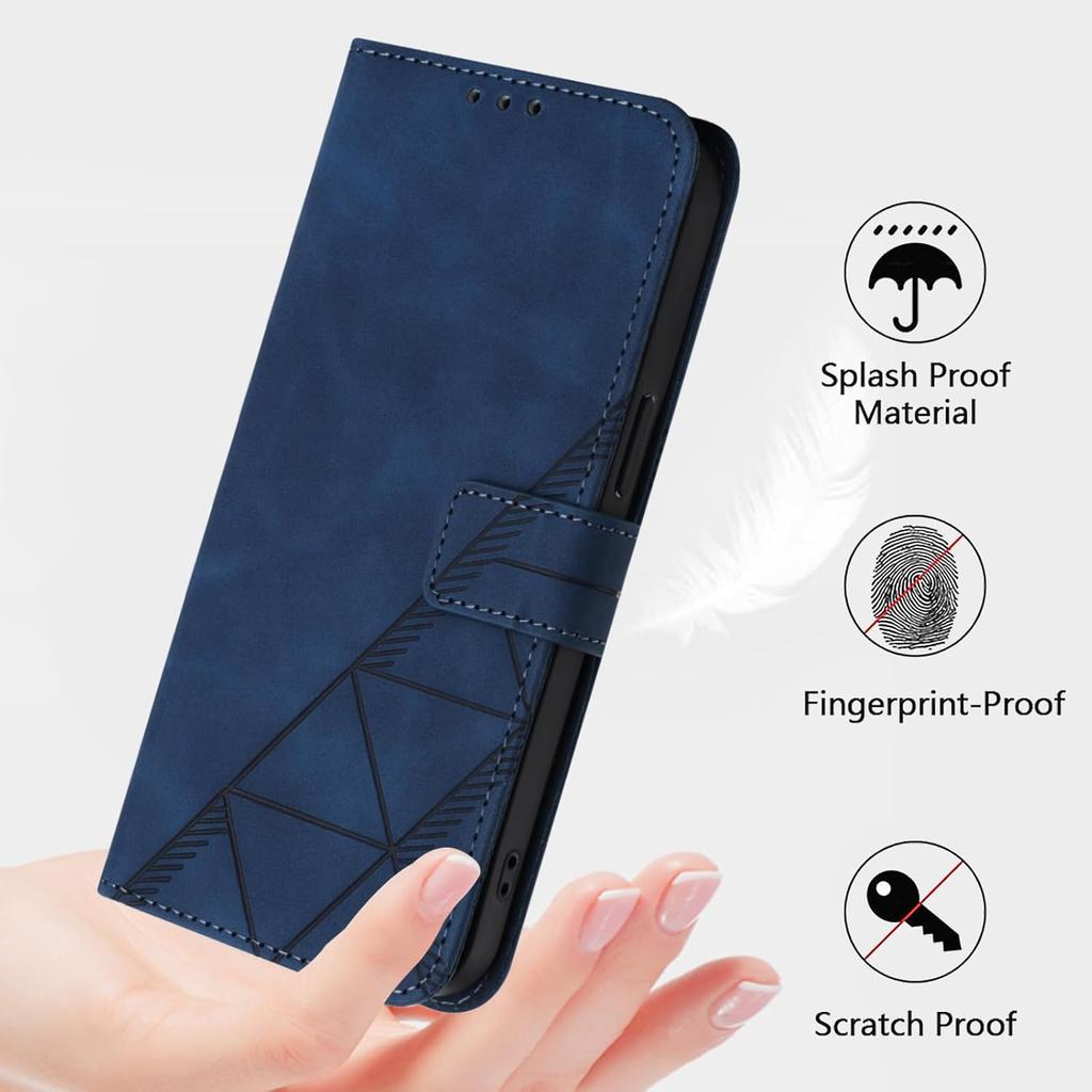 Wallet Case for Motorola Moto Edge 5G 2024 Case Leather with Kickstand Card Slots Phone Case Durable Magnetic Closure Shockproof Protective Cover for