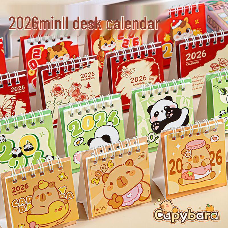 2026 Inspirational Cartoon Desk Calendar: Perfect Student Reward or Kindergarten Gift