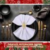 Christmas Nutcracker Napkin Ring Creative Soldier Guard Napkin Holder for Holiday Table Decoration Party New Year Dining Decor