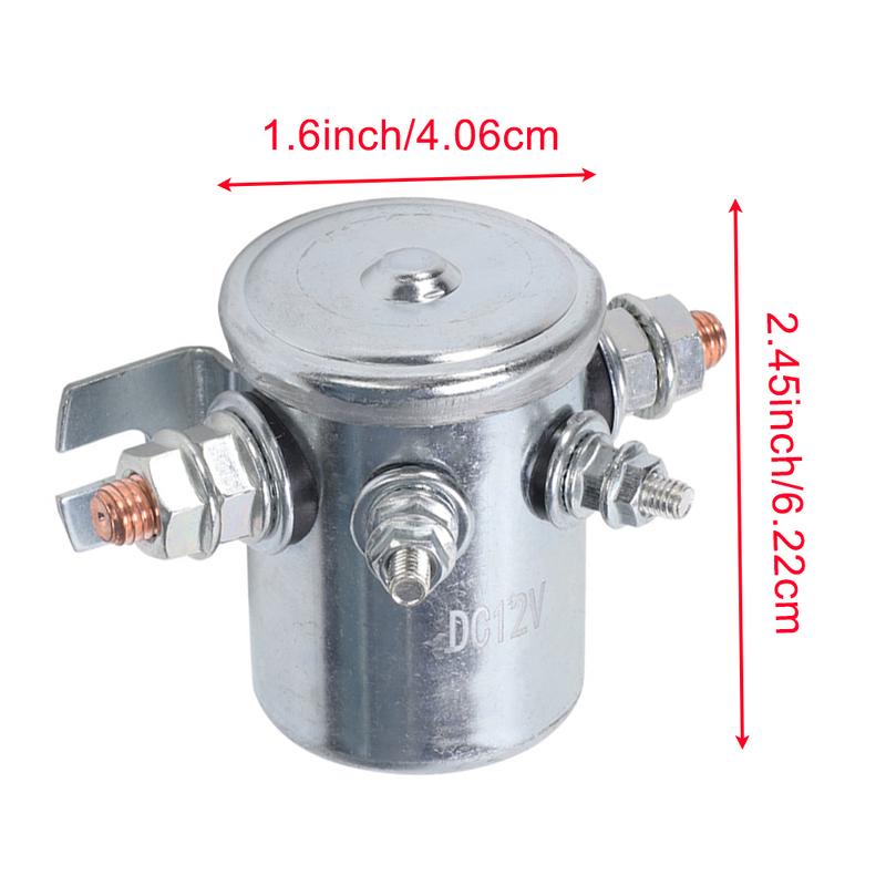 1114208 1114218 3635820 1114223 Continuous Duty Solenoid Relay 12 Volt 300 Amps Fits for Golf Carts Winch Marine in Rush