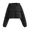 Womens Short Hooded Winter Puffer Jacket Multi-color Casual Warm Coat