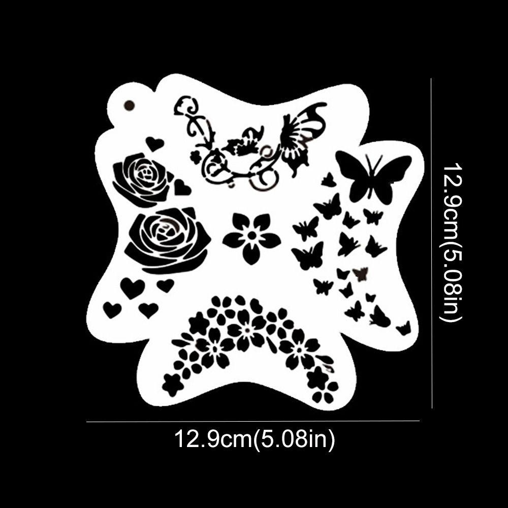 Hand Painting Face Paint Templates Reusable DIY Makeup Tools Body Art Paint Stencils  Drawing
