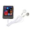 MP3 Player Bluetooth 5.0 Support FM Radio 2.4inch Full Touch Screen HD Noise Reduction Portable MP3 Music Player Black