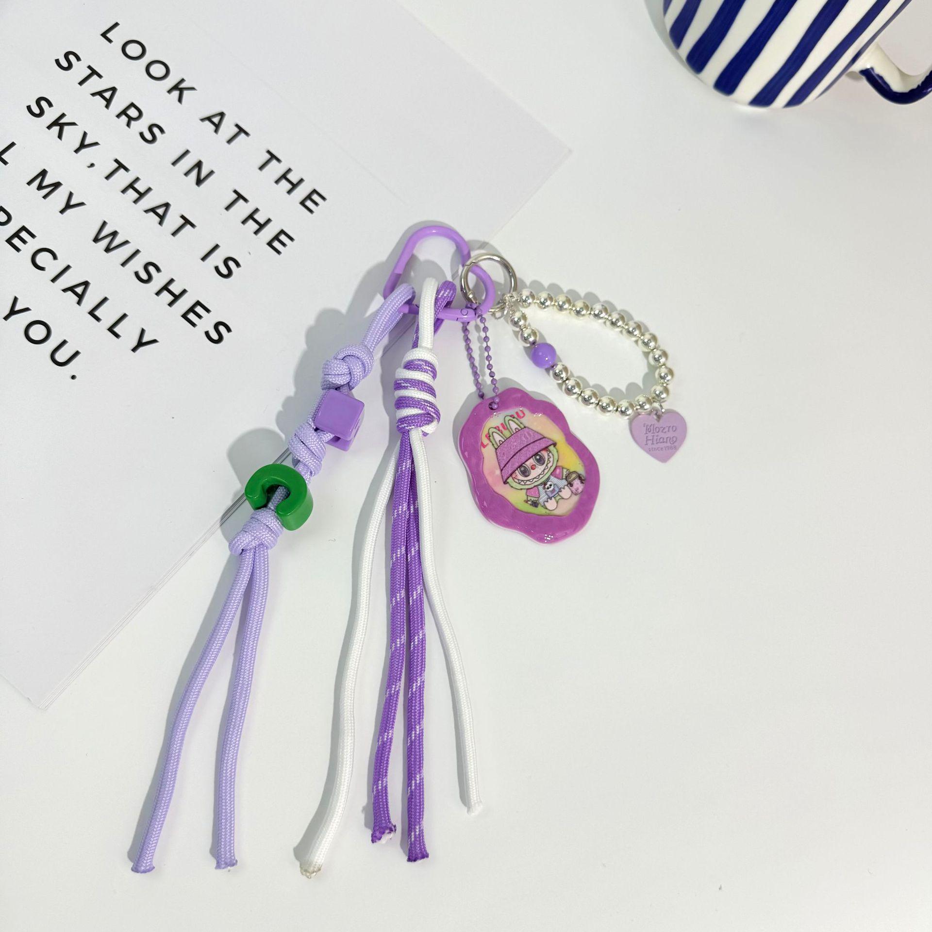 

Miu Series DIY Cloth Doll Blind Box Pendant - Trendy Toy Accessory, Purple Series