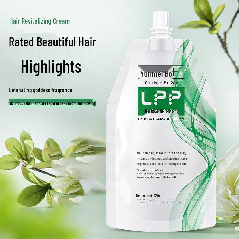 Cinema-Grade Detangling: LPP Smoothing Hair Revitalizing Cream for Curls, Frizzy and Dry Hair Repair