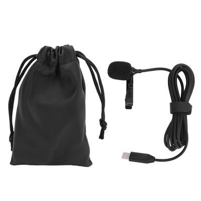 Lavalier Microphone for Ace Pro Omnidirectional Type C Clip On Lapel Mic for Action Camera Accessories