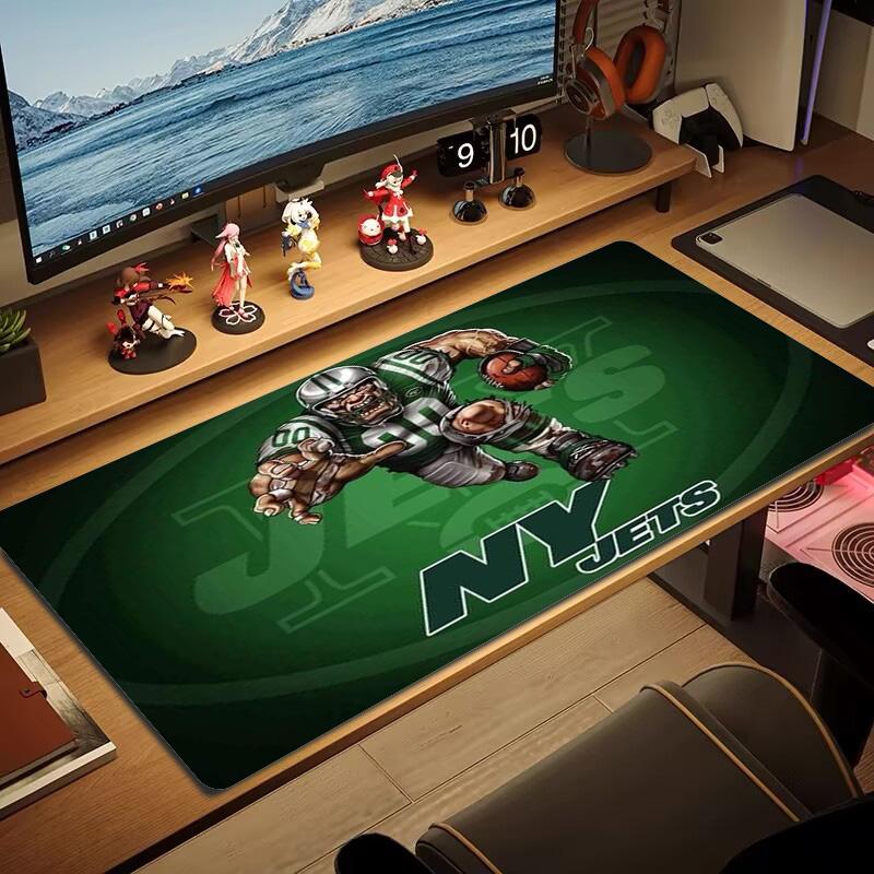 New york jets Color Mouse Pad Large Gaming Table Cushion Non-slip Laptop Tablet Big Mousepad XXL Mat Mini PC Playmat With Lock edge