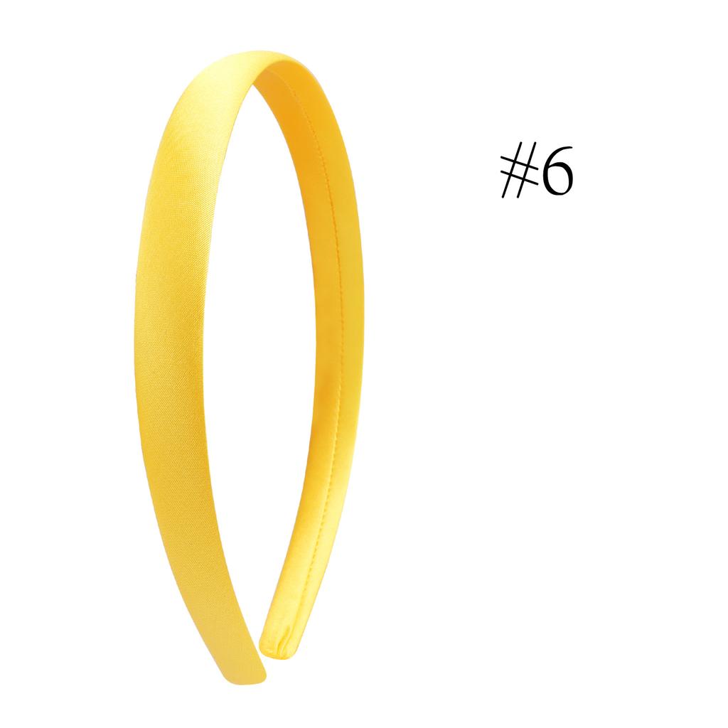 1,5 cm Einfache Stirnbänder Satin Bastelstirnband DIY Haarband Bunte Satinbezogene Stirnbänder für Mädchen Frauen