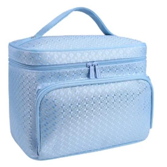 

Профессиональная косметичка, косметичка, дорожный органайзер, чехол, необходимая косметичка, коробка для хранения макияжа, розовая