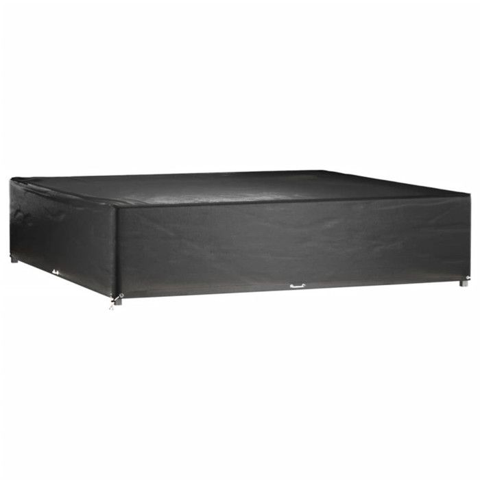 VidaXL Garden Furniture Covers 2 Pcs 16 Eyelets 240x240x55 Cm Square 3155355