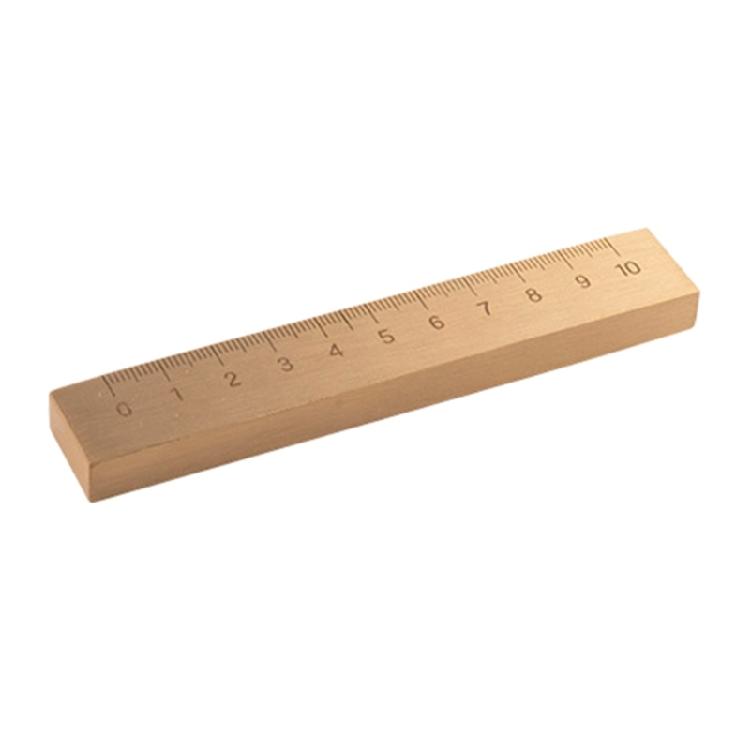

Brass Paperweight with Measuring Ruler for Beginner Adult Students Calligraphy Practice and Painting Artwork