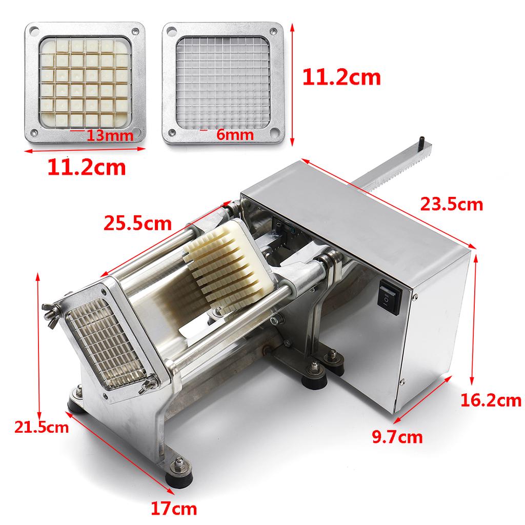 Buy Electric Potato Chip Cutter French Fries Cutting Slicer Stainless