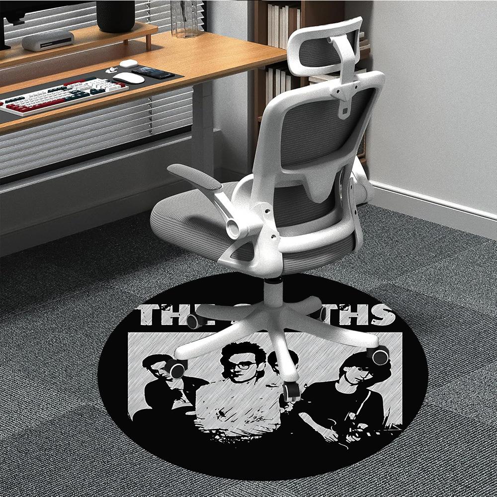 

1pc The Smiths Music Band Office Round Area Rug, Under Office Chairs Bedroom Living Room Home Decor a1022358 80cm by 80cm