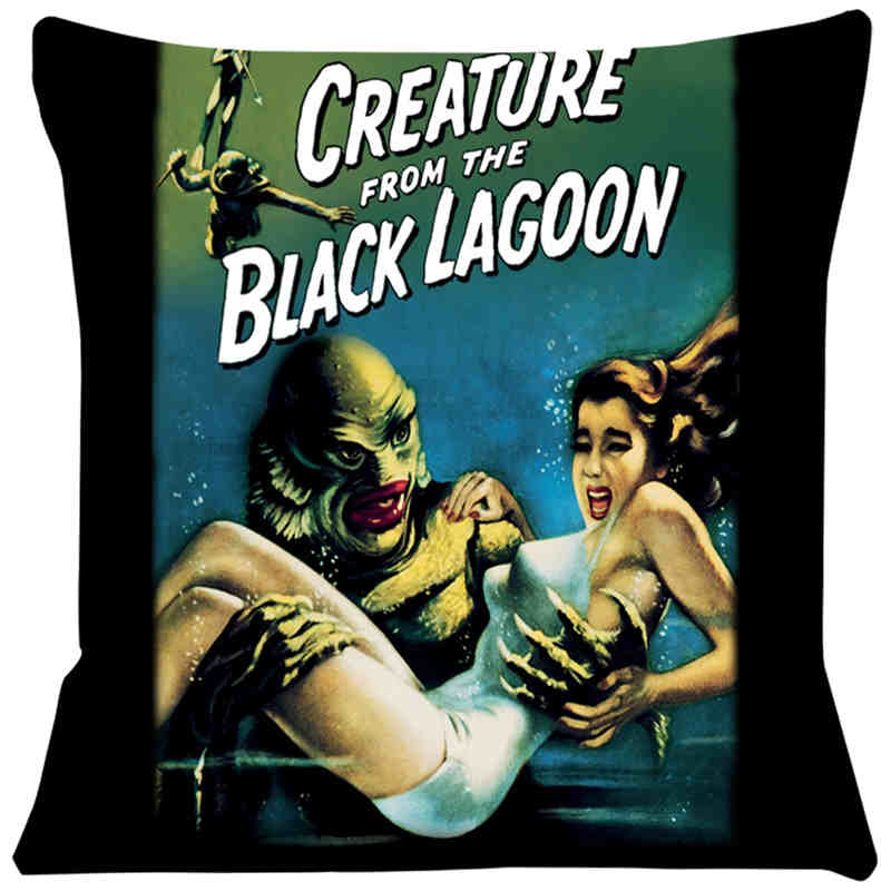 

Cushion Cover The Black Lagoon For Sofa Pillow Cover Living Room Stills Pillow For Chairs Pillowcase Home Decorative 288 45cmx45cm