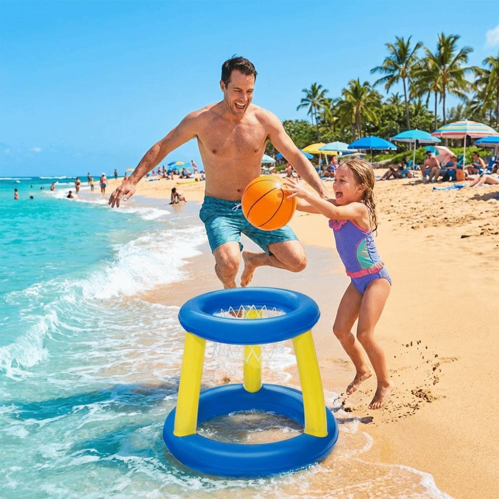 with Ball Inflatable Basketball Hoop Floating Basketball Water Games  Swimming Pool