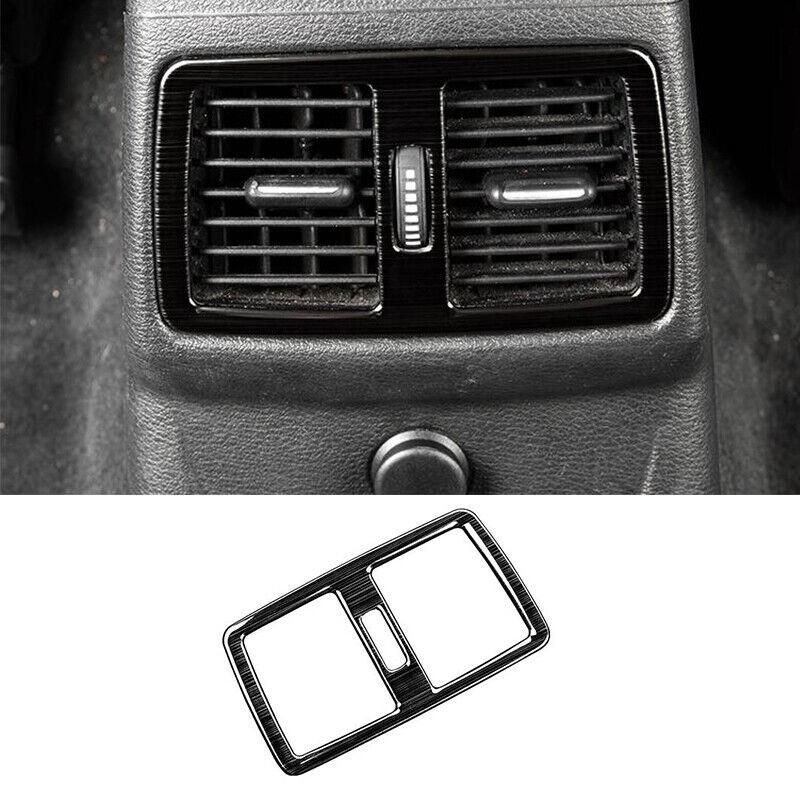 For BMW X1 2016-2020 F48 black titanium Rear air outlet vent cover trim 1pcs