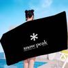Fashion Cool S-Snow P-Peak Logo Microfiber Beach Towel Absorbent Quick Dry Soft Yoga Swimming Resort Mountain Climbing Towel