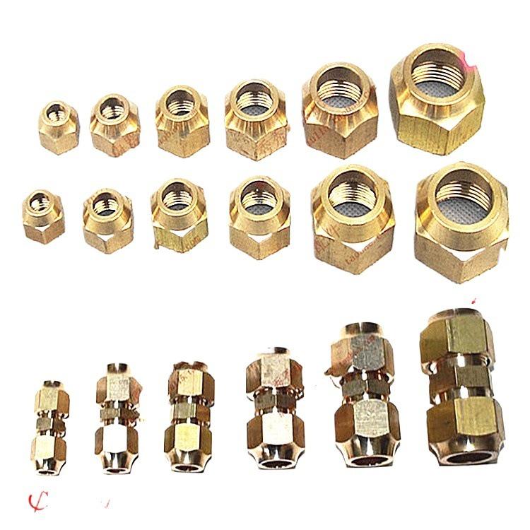 Copper Air Conditioning Pipe Joint Lock Nut Cap