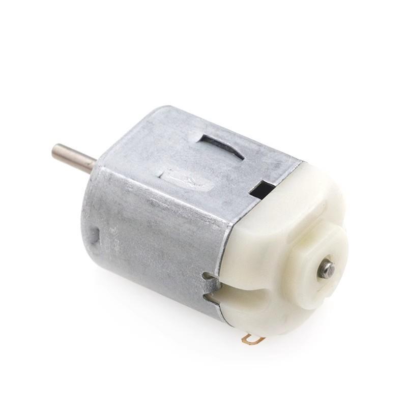 Mini Dc Motor Set With Yellow 3 Blade Fan High Speed Low Noise Perfect For Diy Science Projects