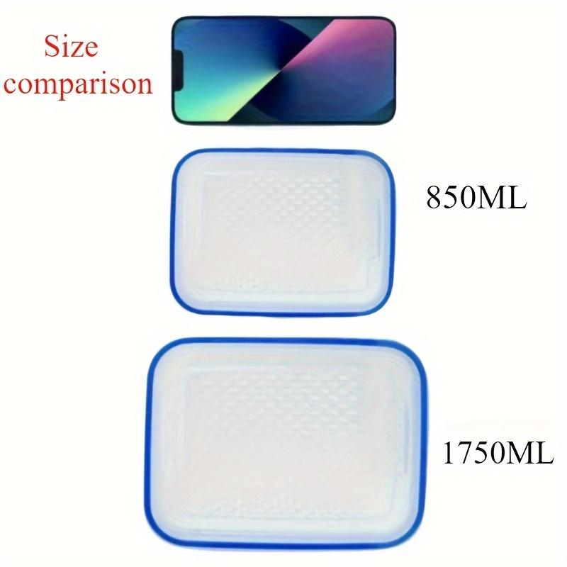 Refrigerator Fruit Vegetable Drain Storage Box, Airtight Lidded Plastic Fresh-Keeping Container, Freezer & Kitchen Food Organizer Bin