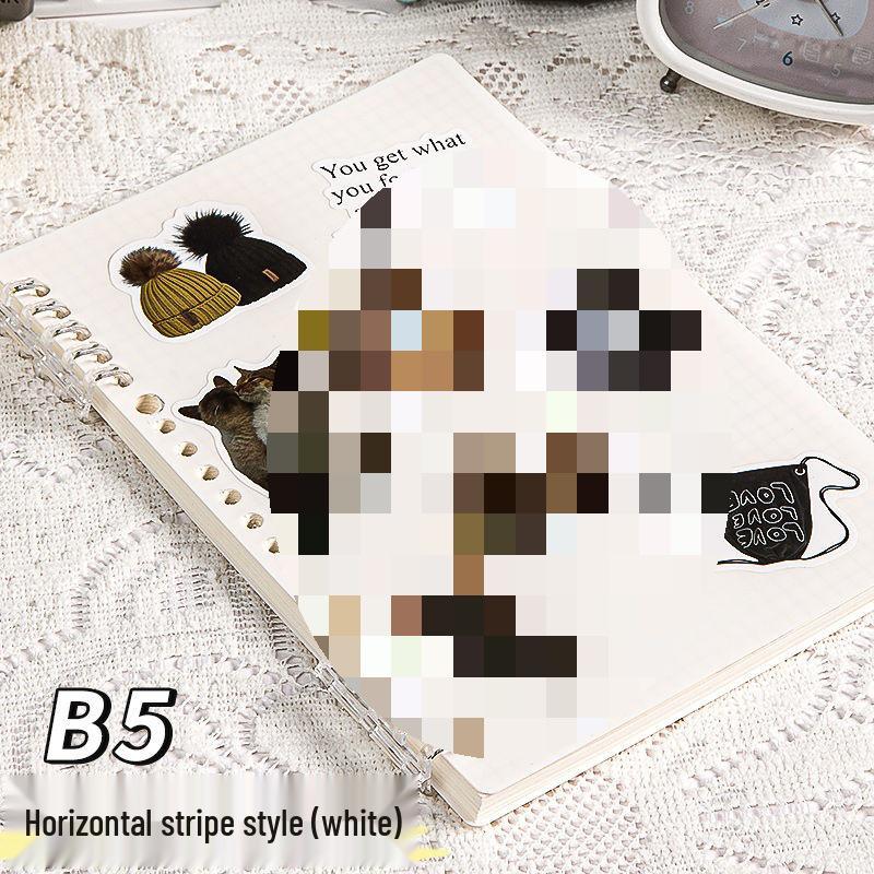 

Спиральная тетрадь B5 с мягкой обложкой и съемной пряжкой