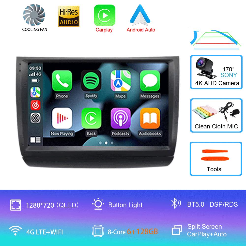 Car Radio Android 14 Carplay Auto WIFI+4G For Toyota Prius 20 2002-2009 Multimedia Video Player GPS Navigation Stereo Head Unit
