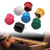 High Response Button Non-delayed DIY 24mm Arcade Game Push Button Switch for Gamers