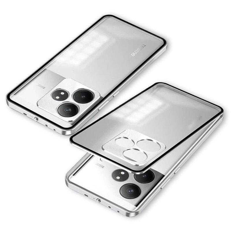Case for Realme GT 6 / 6T, Frame Case, Silver