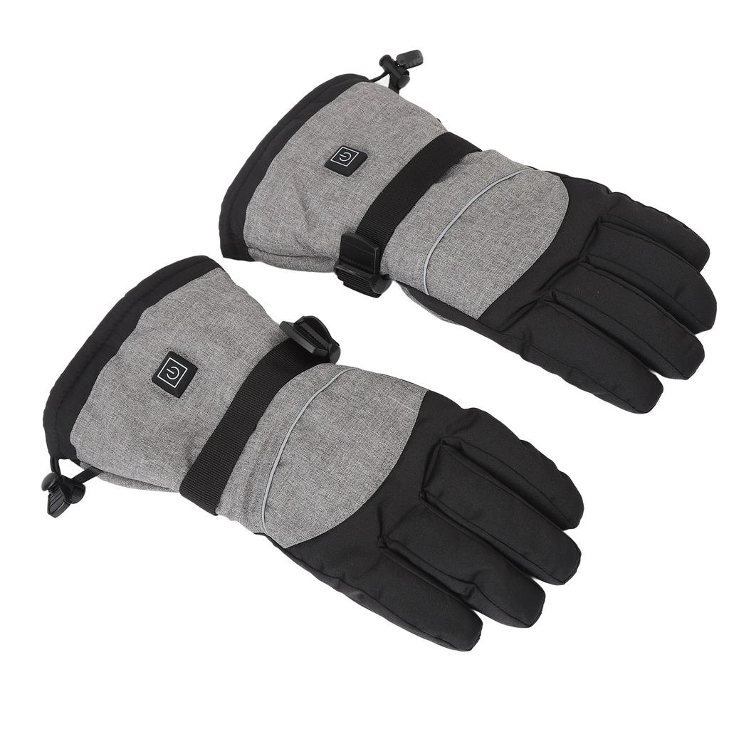 Heated Gloves Electric Heating Motorcycle Gloves Waterproof Winter Warm Gloves for Outdoor Work Skiing Cycling