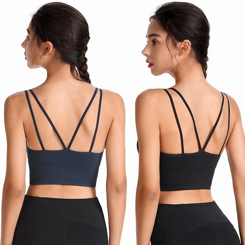 Beautiful Back No Steel Ring Sports Bra Quick-drying Shock-proof Running Fitness Sports Underwear Large Size Bra Women Vest