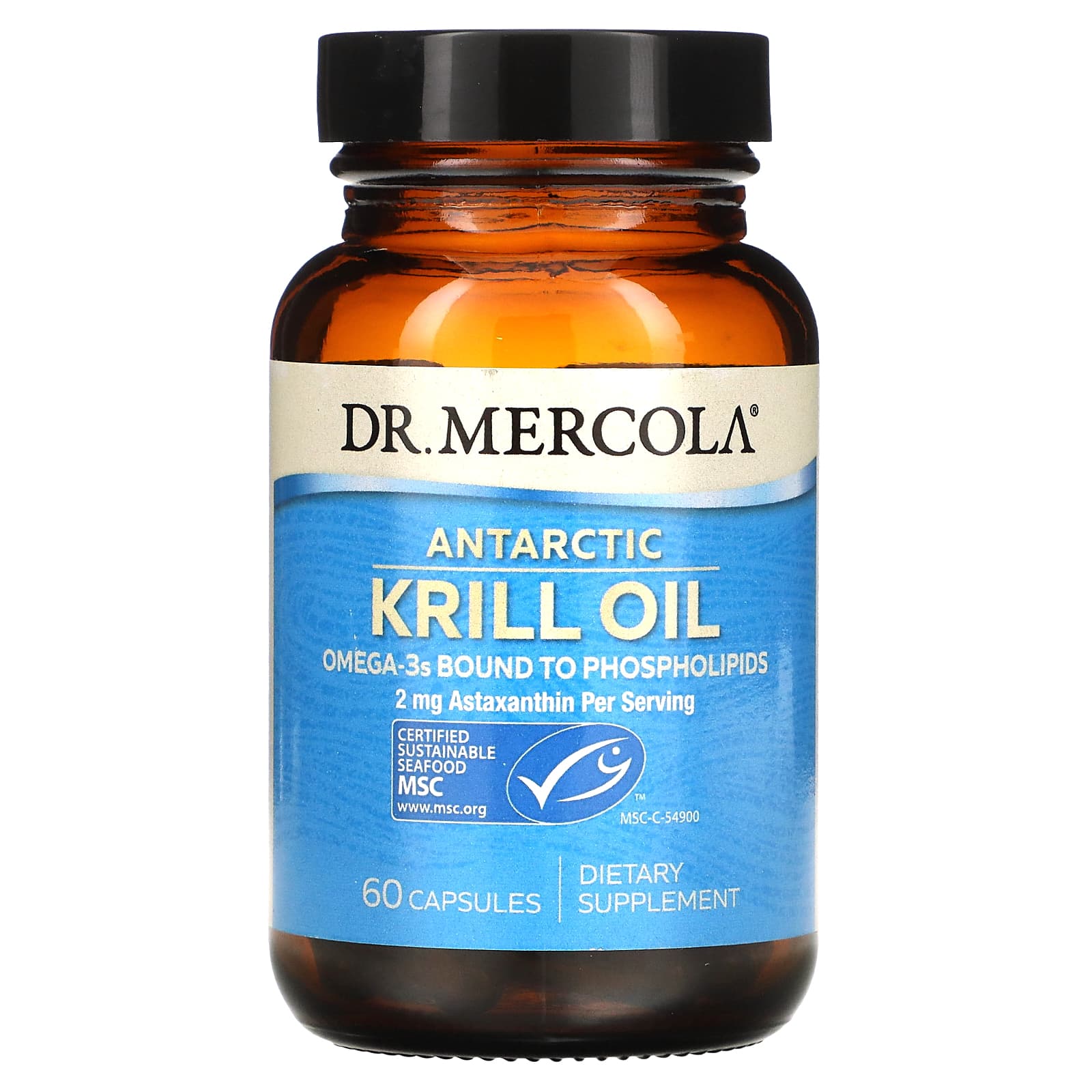 

Dr. Mercola, Antarctic Krill Oil, 60 Capsules