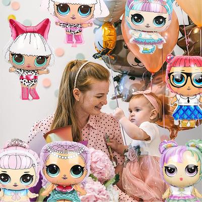 LOL Surprise Doll Foil Balloon Doll Balloon for Children's Birthday Decoration