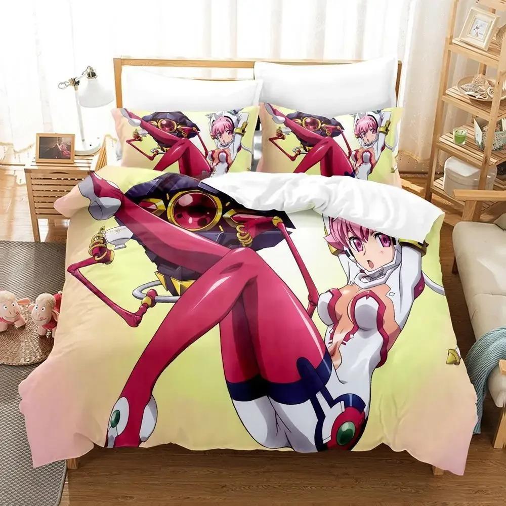 Kawaii Girl Sora Wo Kakeru Shoujo Bedding Collection Single Twin Full Queen King Size Bed Collection Adult Kid Bedroom Duvet Cover Collections Anime