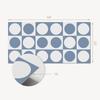 Self-Adhesive Vinyl Wall Tiles for Interiors Geometric Circles In a 6x60x30 Cm Grid