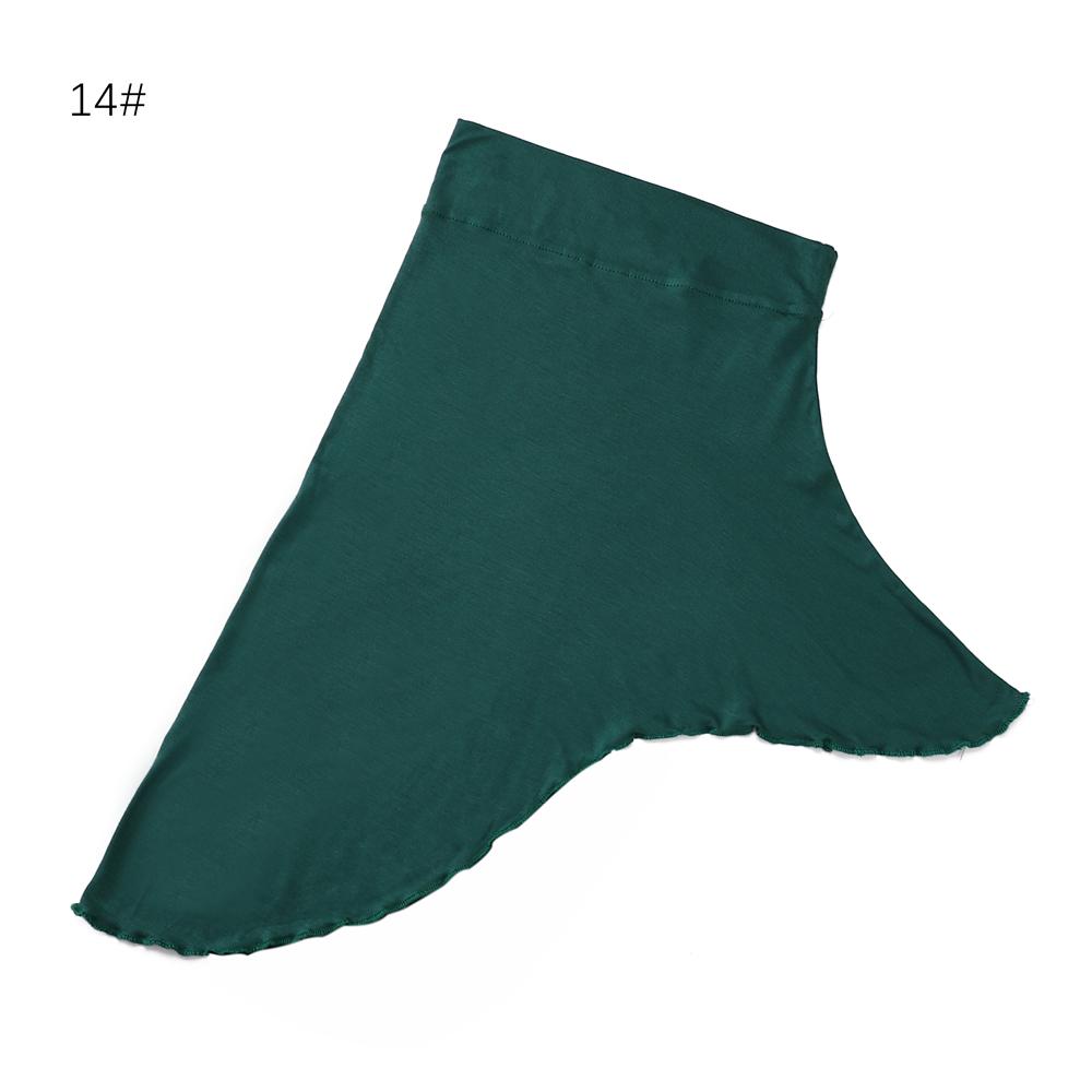 Cotton Inner Hijab Caps Muslim Stretch Jersey Cap Islamic Underscarf Bonnet Solid Headscarf Turbante Turban Mujer Instant Hijab