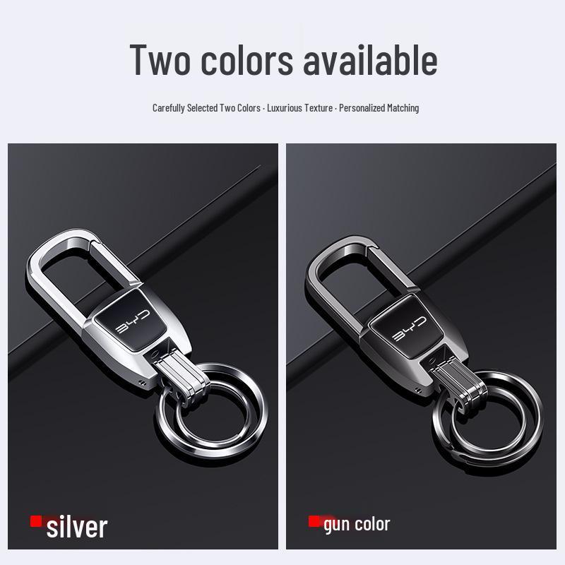 BYD Seagull, Song Plus/Pro, Han, Dolphin, Qin Car Keychain Zinc Alloy Pendant