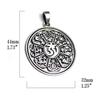 Tibetan Eight Auspicious Symbols Eight Treasures Tashi Tagye Pendant Top Sterling Silver 925 Amulet Good Fortune
