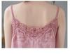 Women's Summer Lace Applique Tank Top – Sleeveless, Sexy, Loose Cotton T-Shirt with Lace Edging